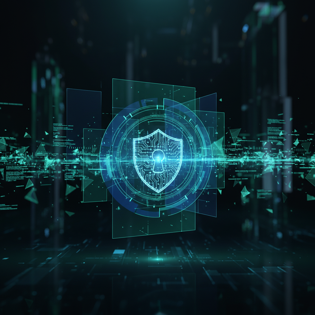 보안과 프라이버시를 상징하는 시각적 요소