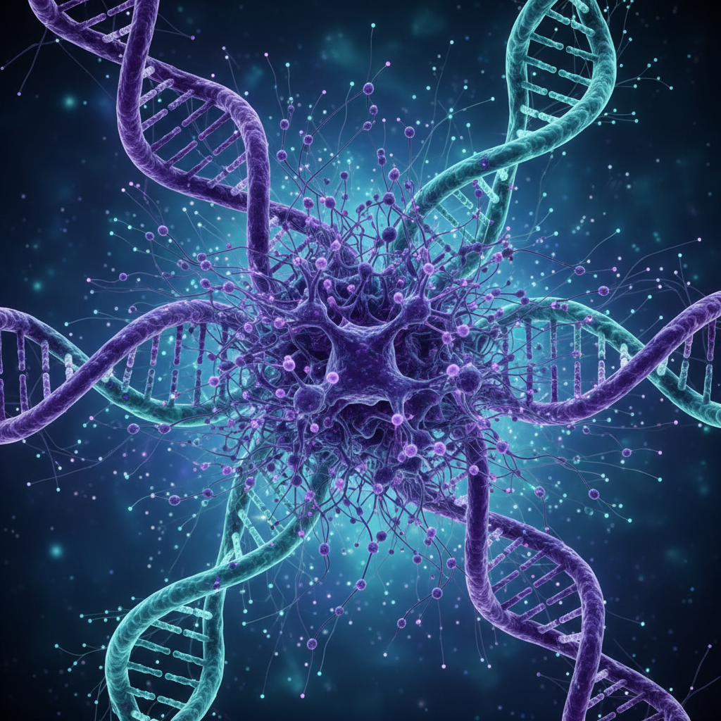 복잡한 유전자 네트워크를 분석하는 추상적인 인공지능 신경망