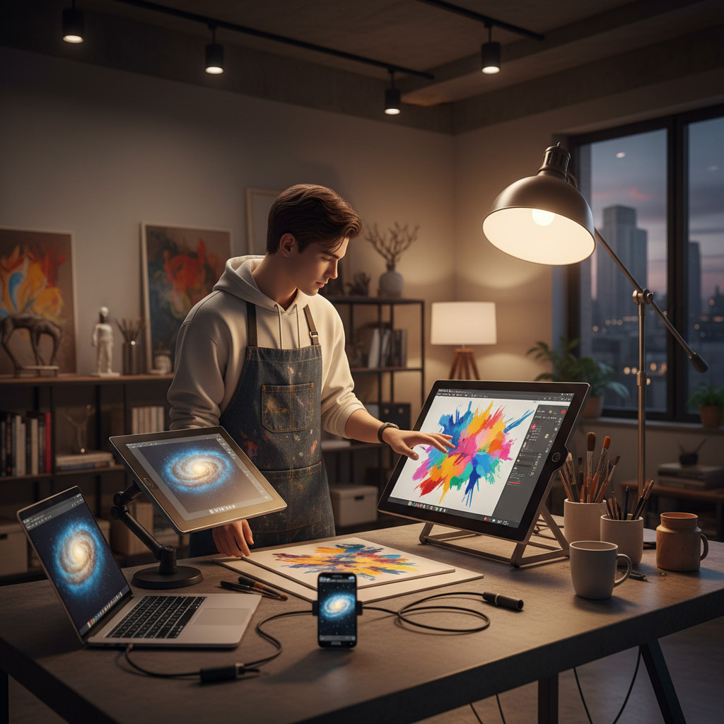 다중 플랫폼을 사용하는 현대 연예인