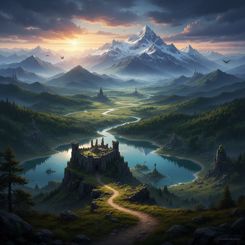 광활한 오픈월드 대지