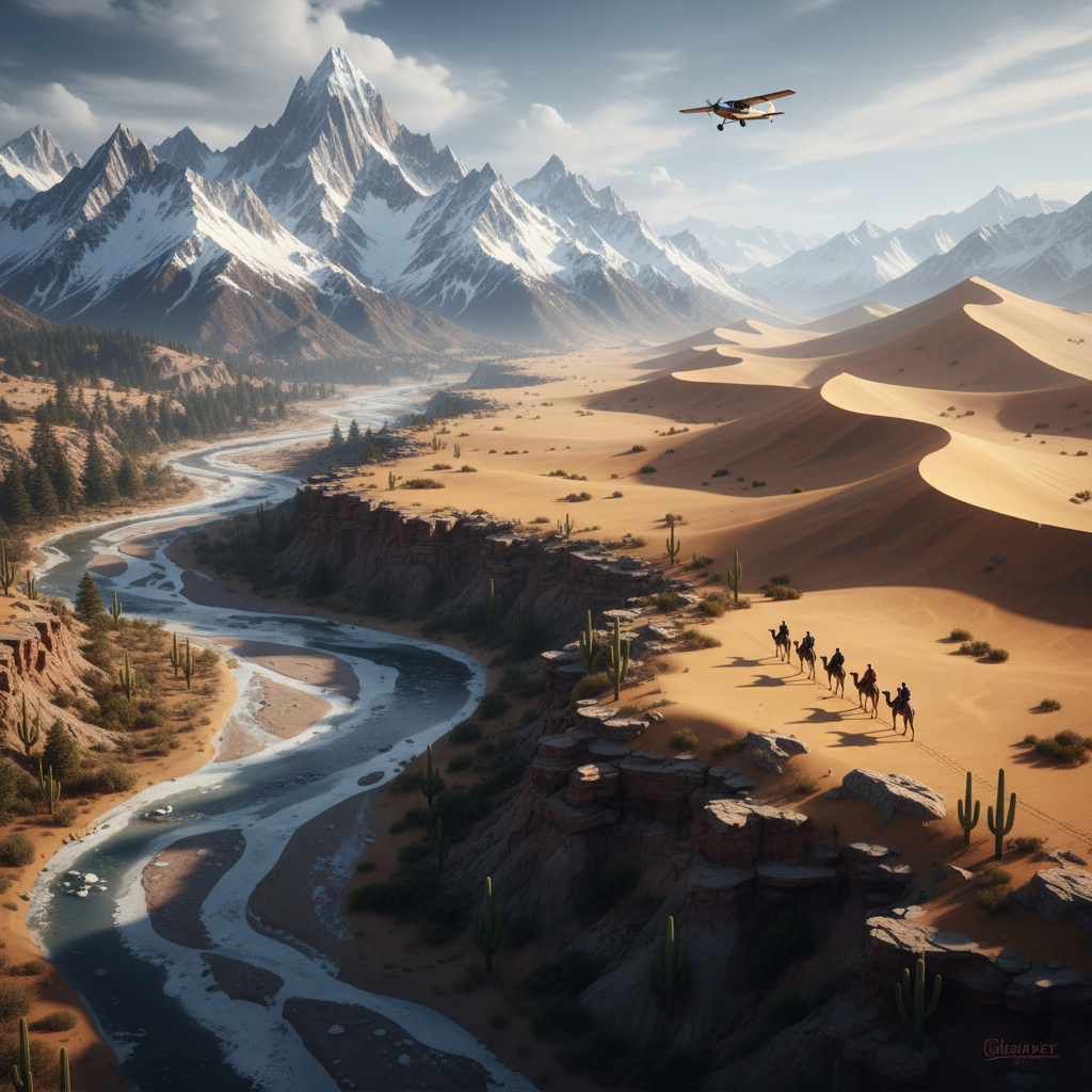 다양한 기후와 지형 탐험