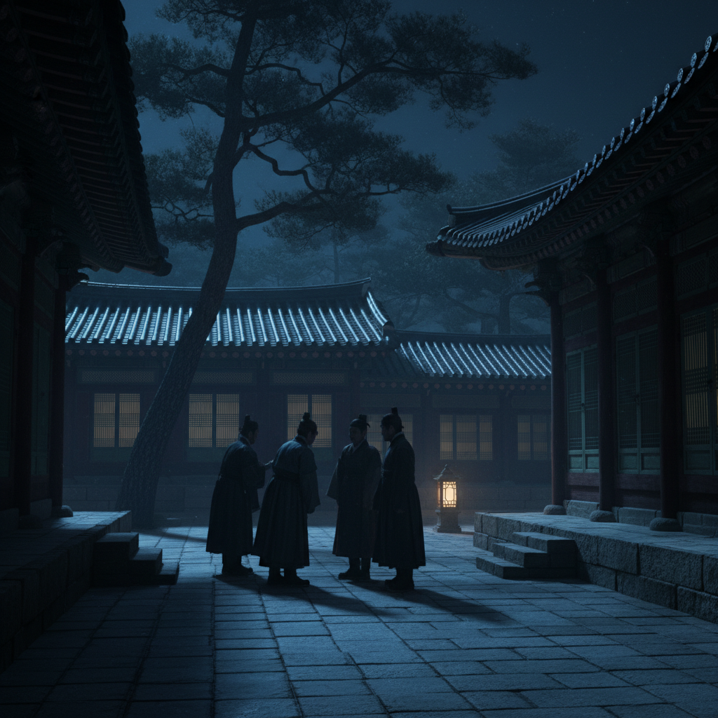 어두운 궁궐 내밀한 대화