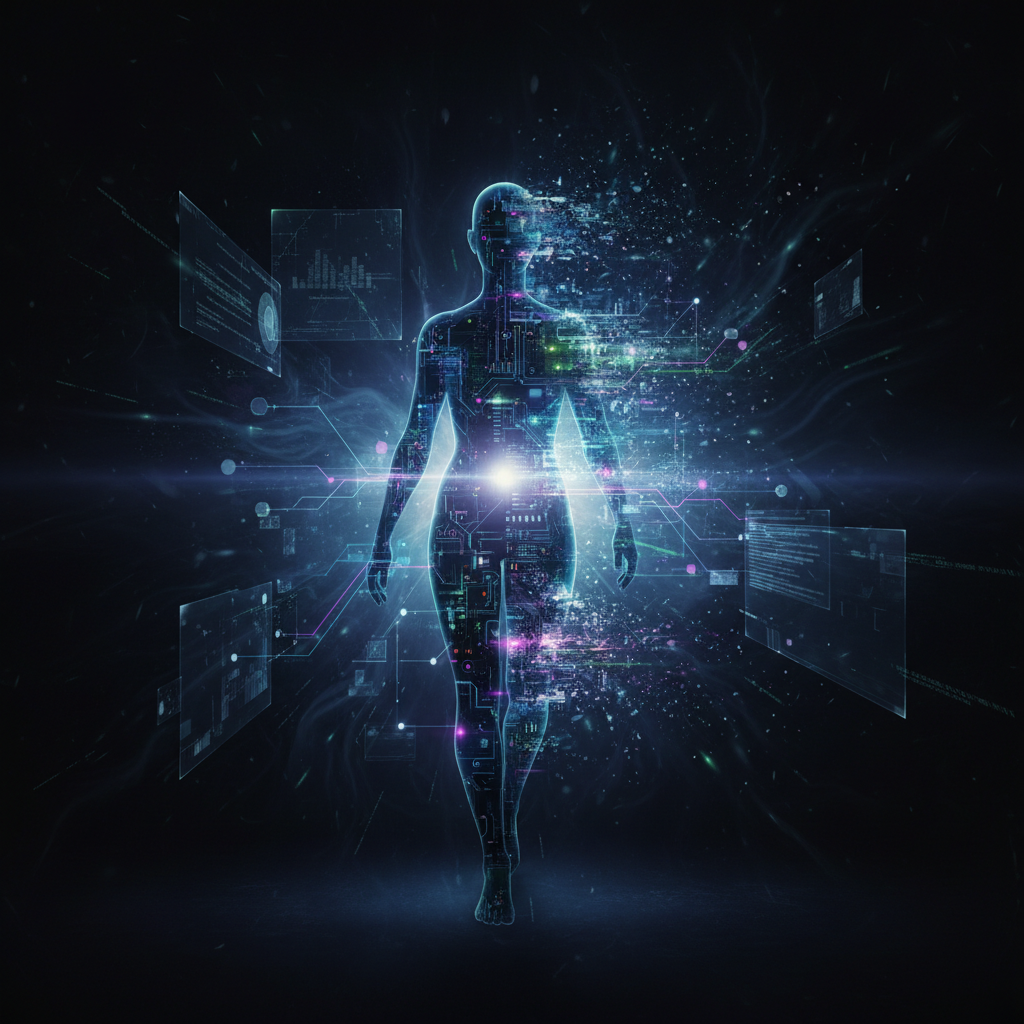 인간과 기계의 경계가 모호해진 모습