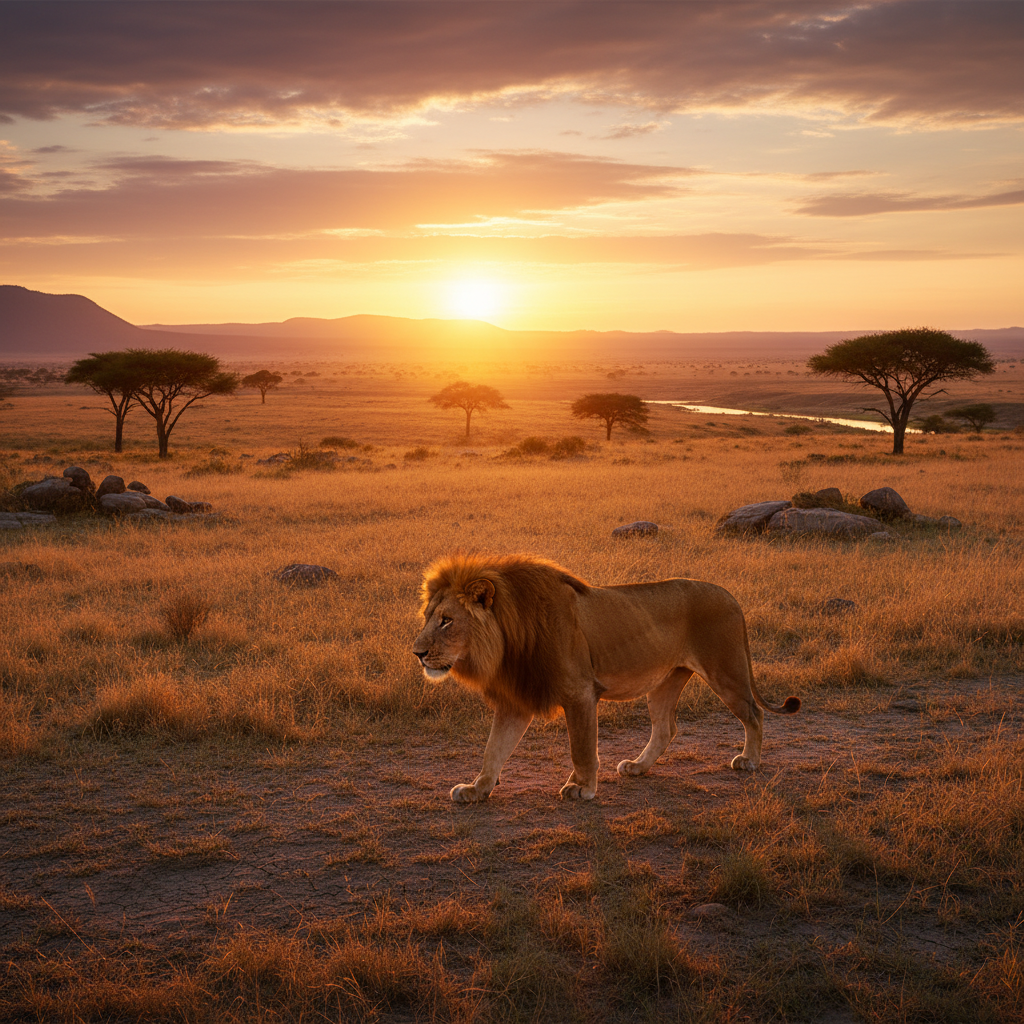 자연 속에서 자유롭게 움직이는 야생동물