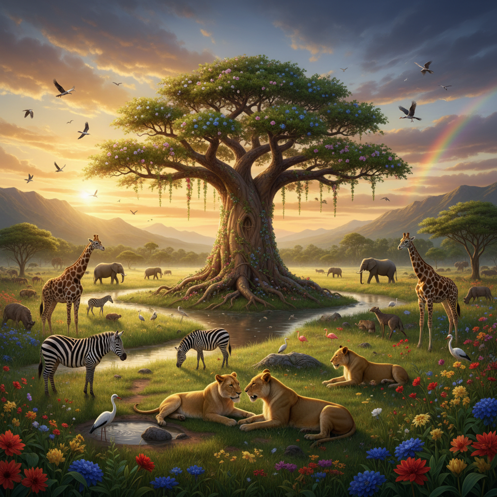 아름다운 자연과 동물의 공존