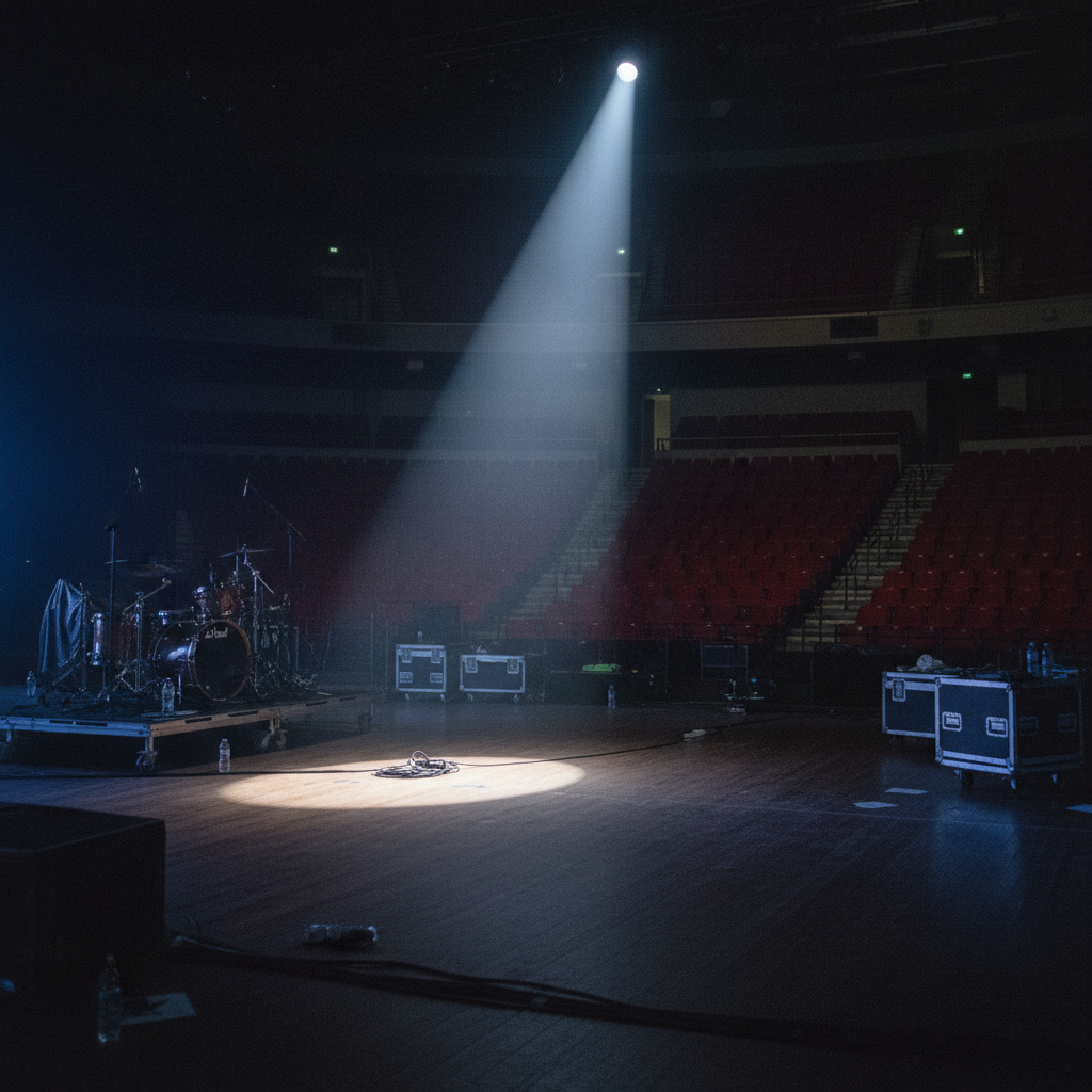 고요한 무대 뒤의 여운