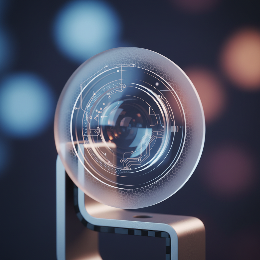 개인정보 보호를 상징하는 카메라 렌즈 덮개와 기기