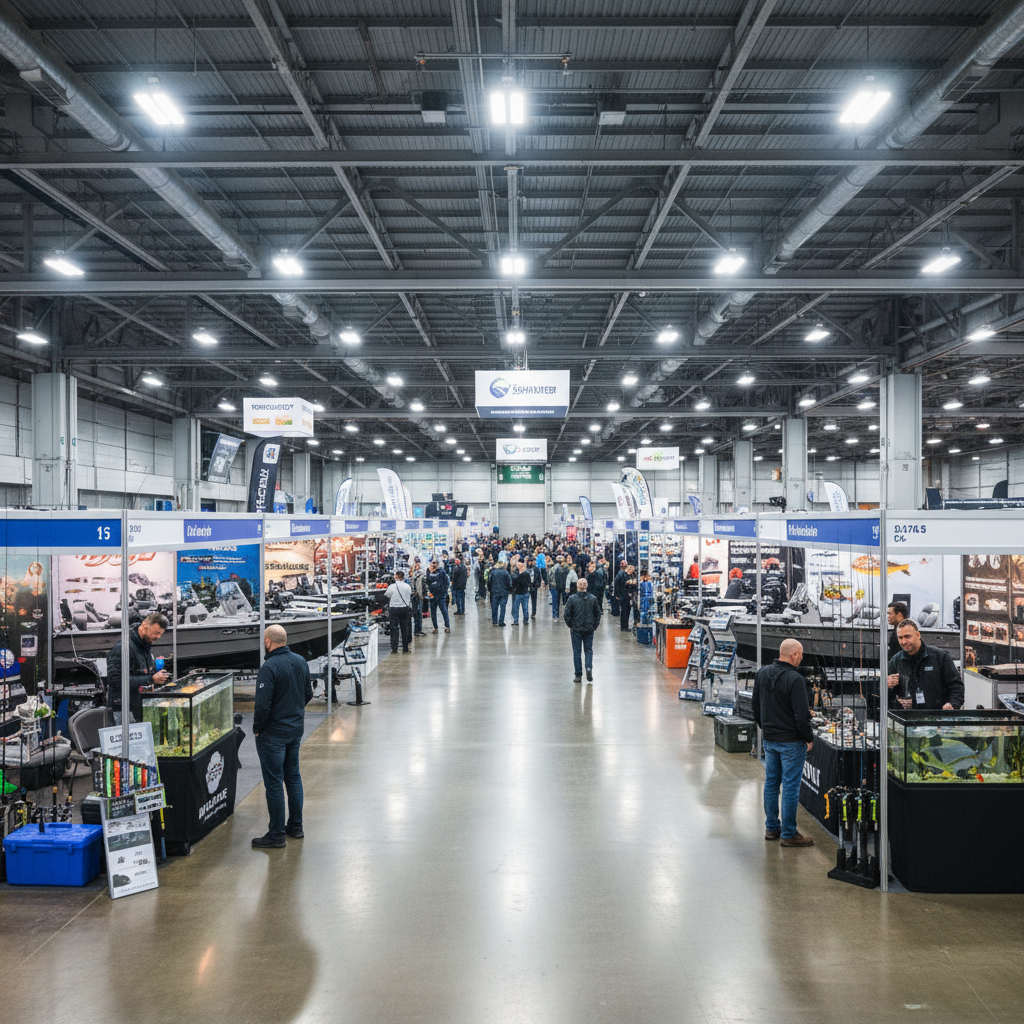 킨텍스 낚시박람회 전경