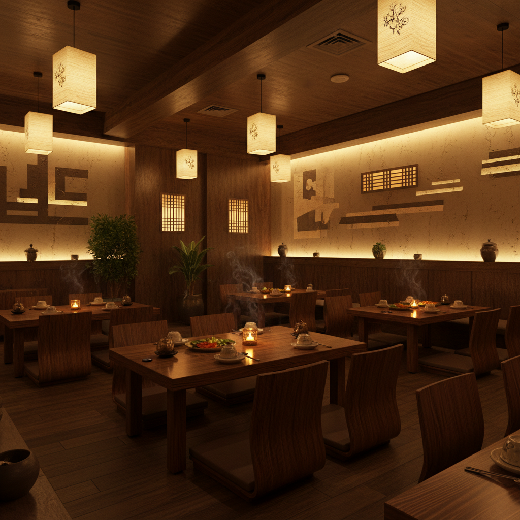 차분한 실내 분위기