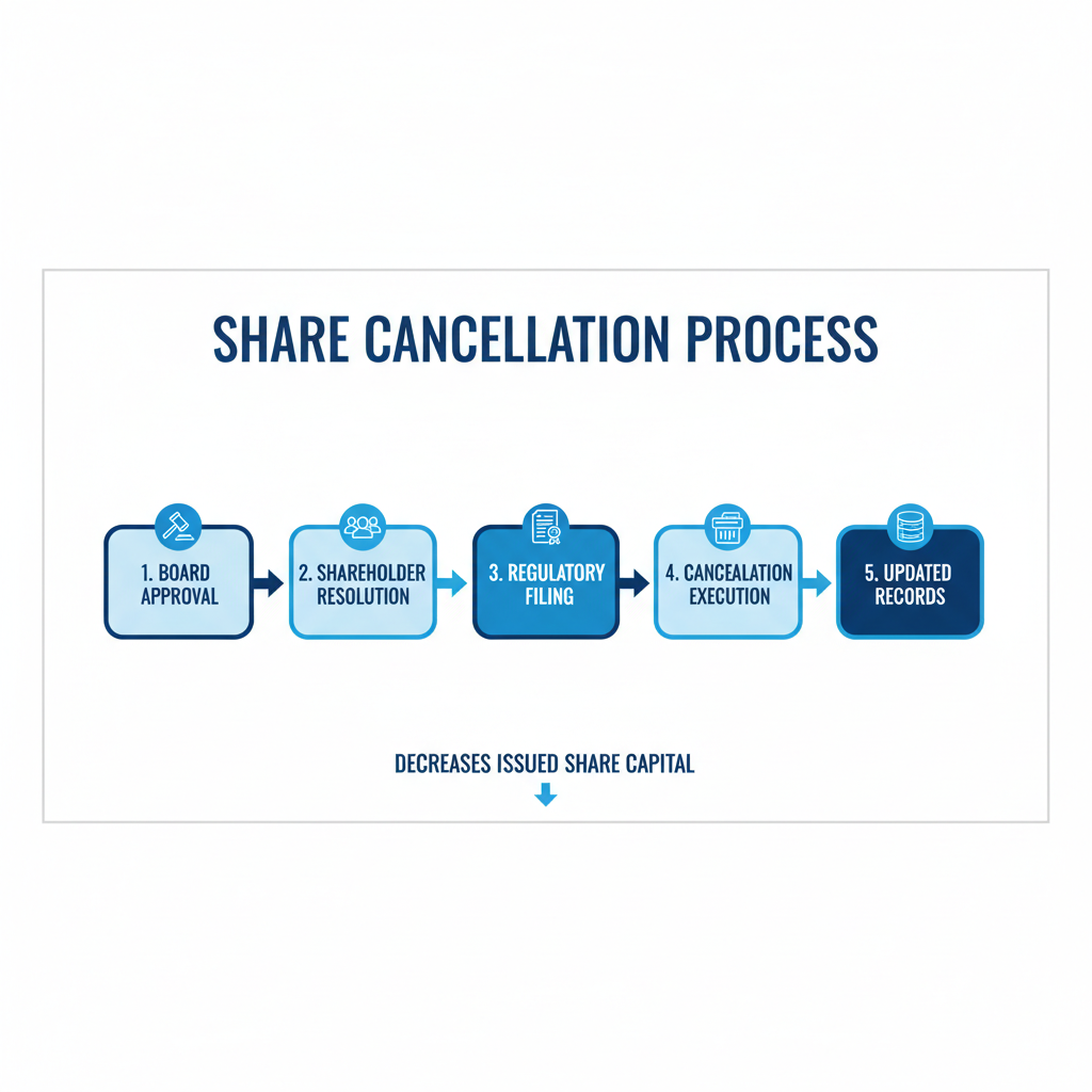 자사주 소각 절차 그림
