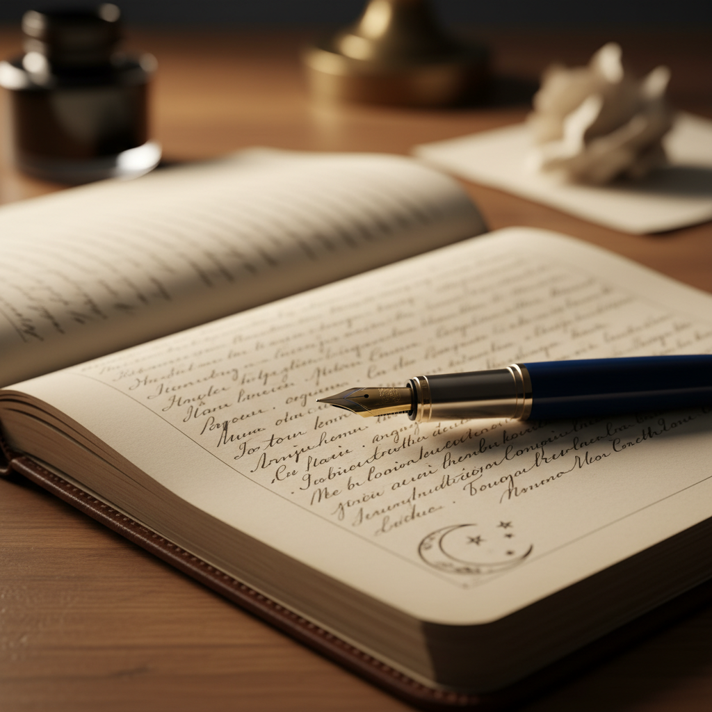 기록을 남기는 노트와 펜