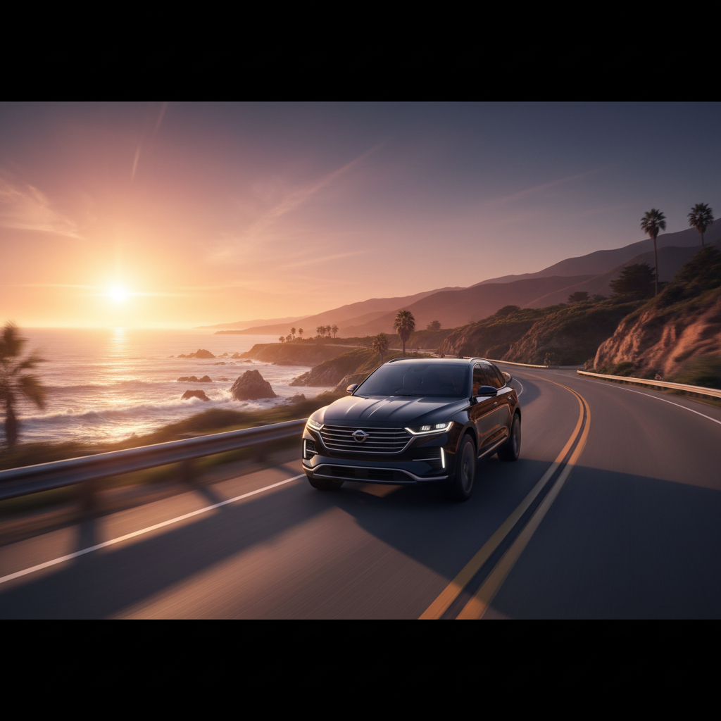 도로 위를 달리는 셀토스의 역동적인 모습