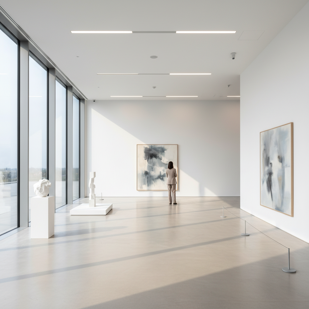 세련된 전시 공간의 모습