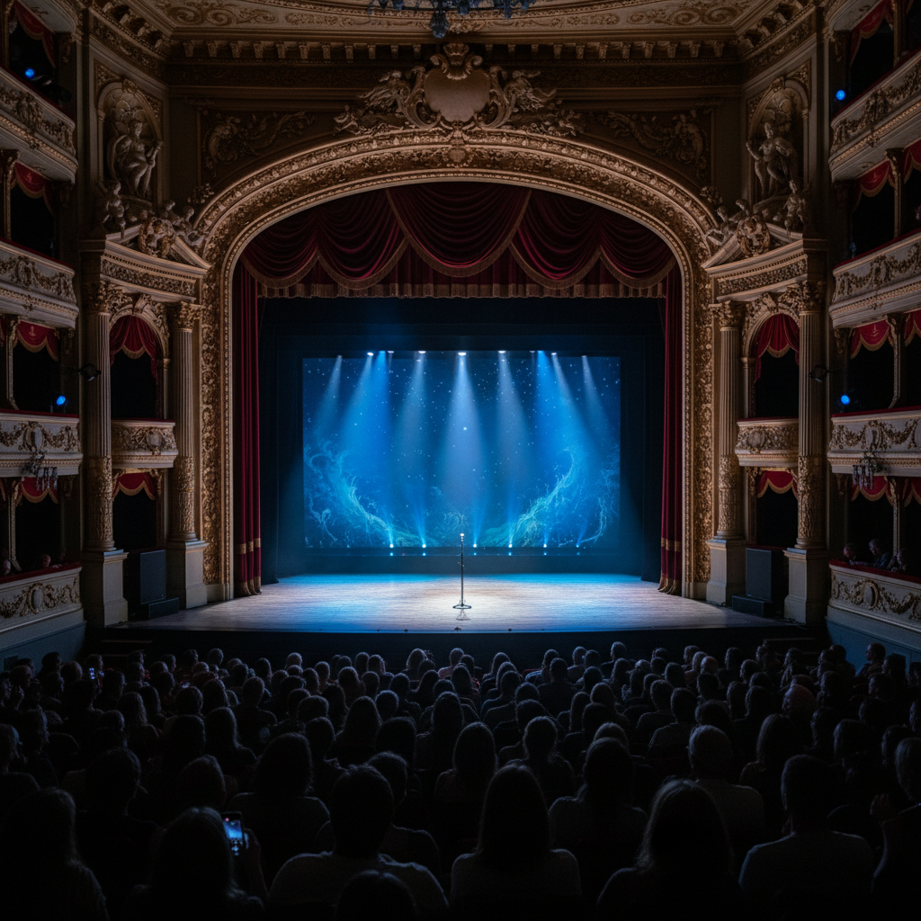 공연장 내부의 몰입감