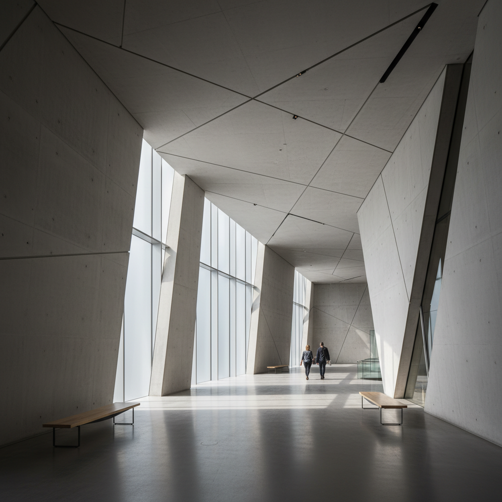 평화로운 갤러리 풍경