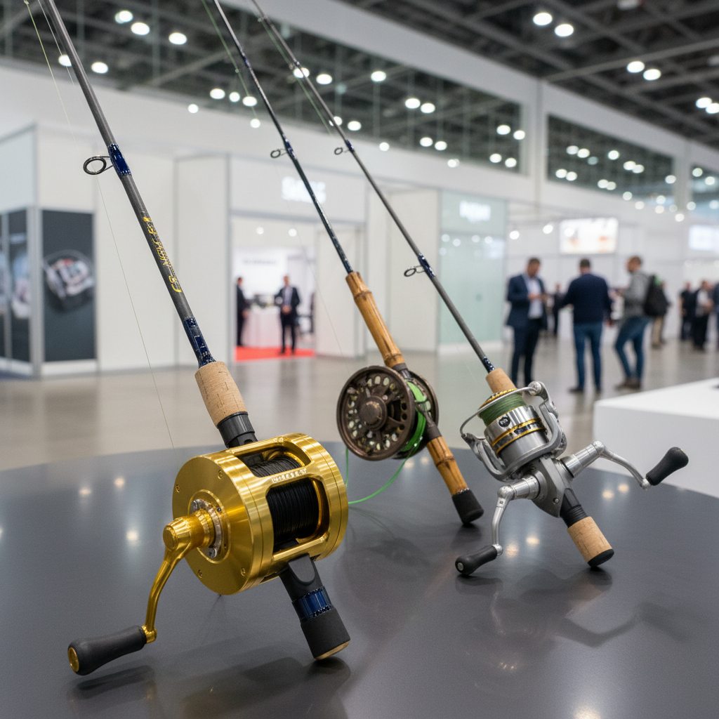 최신 낚시 장비 전시