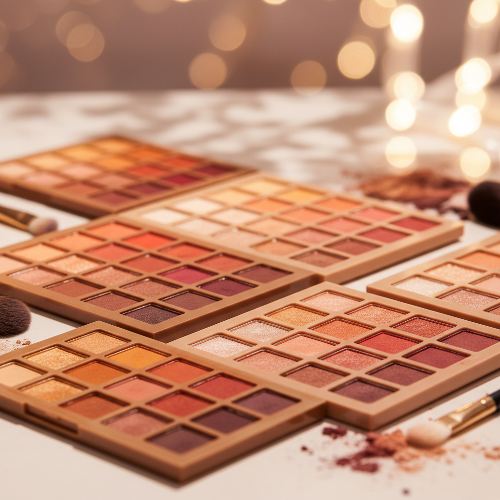 다채로운 가을 색감의 아이섀도우 팔레트