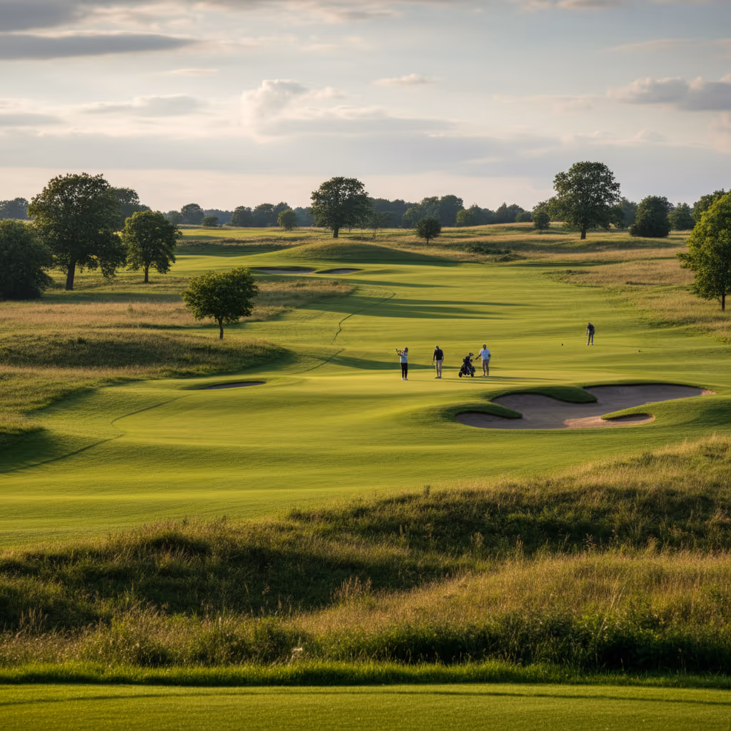 자연 지형을 살린 클래식 골프 코스