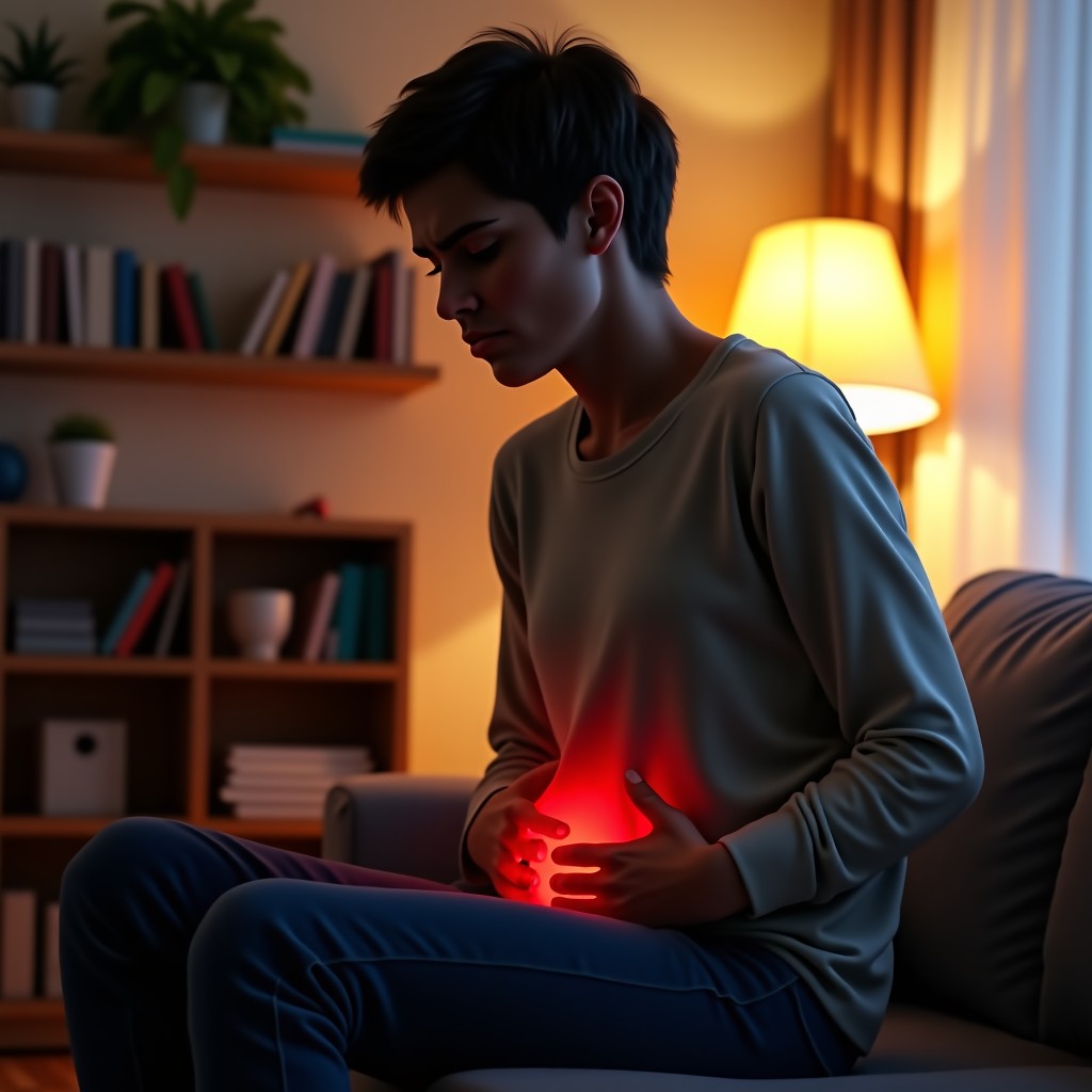 갑작스러운 배탈과 설사 상황