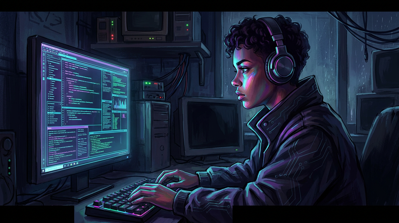 디지털 뒤편의 보이지 않는 노동