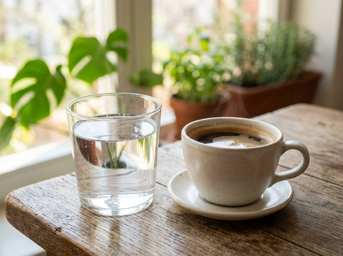 물과 음료 선택의 차이