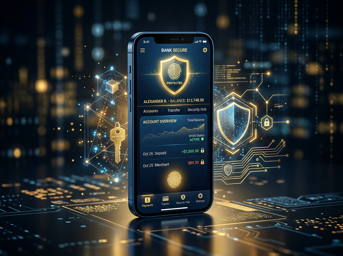 모바일 뱅킹 서비스 보안 경고