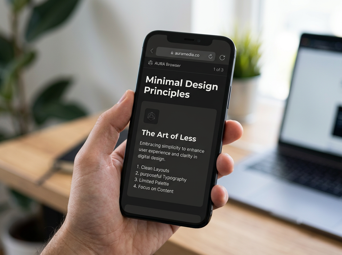 모바일 브라우저로 접속한 환경