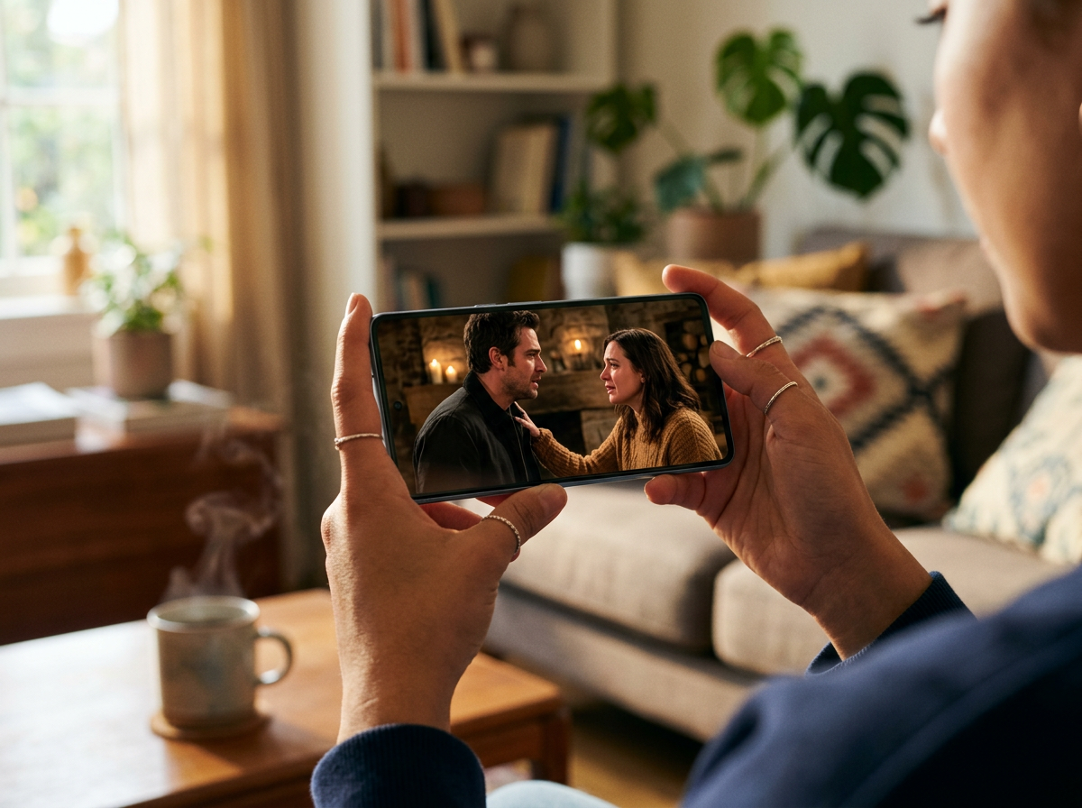스마트폰으로 즐기는 숏폼 콘텐츠