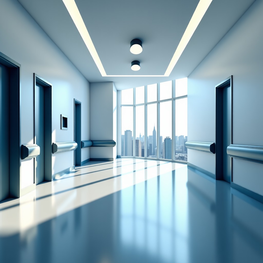 인물들의 갈등이 교차하는 병원 로비