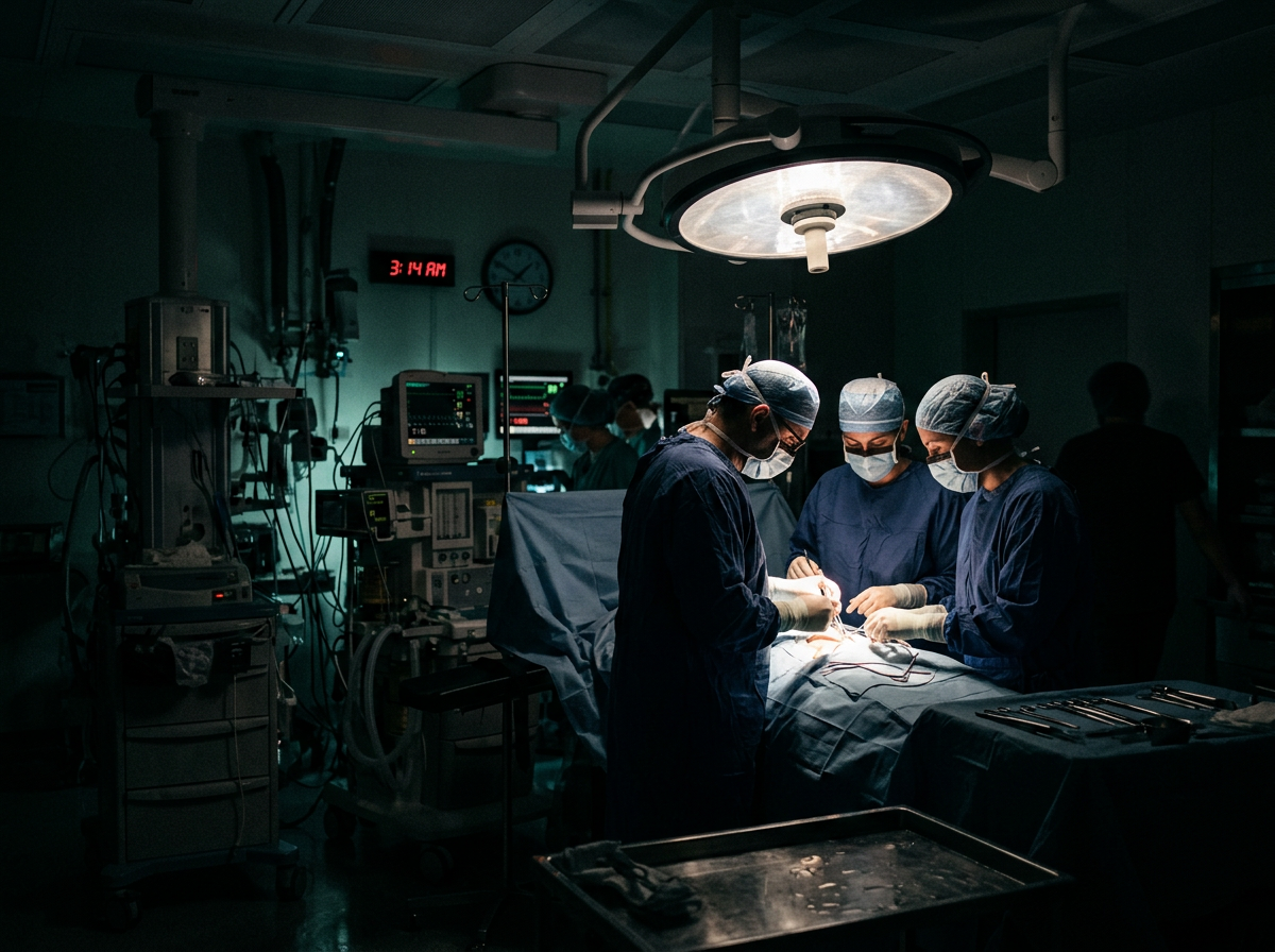 미스터리한 메디컬 스릴러의 분위기