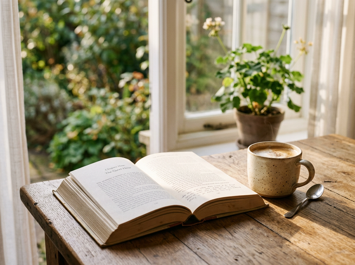 책과 함께하는 여유로운 시간