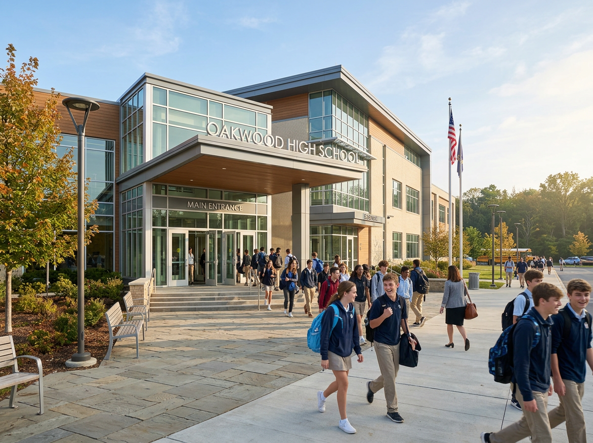 토익 시험장 앞 긴장되는 풍경