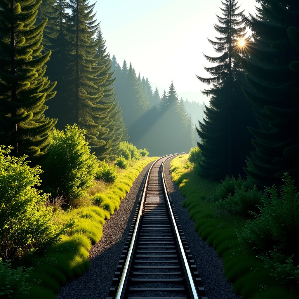 화담숲 모노레일 풍경