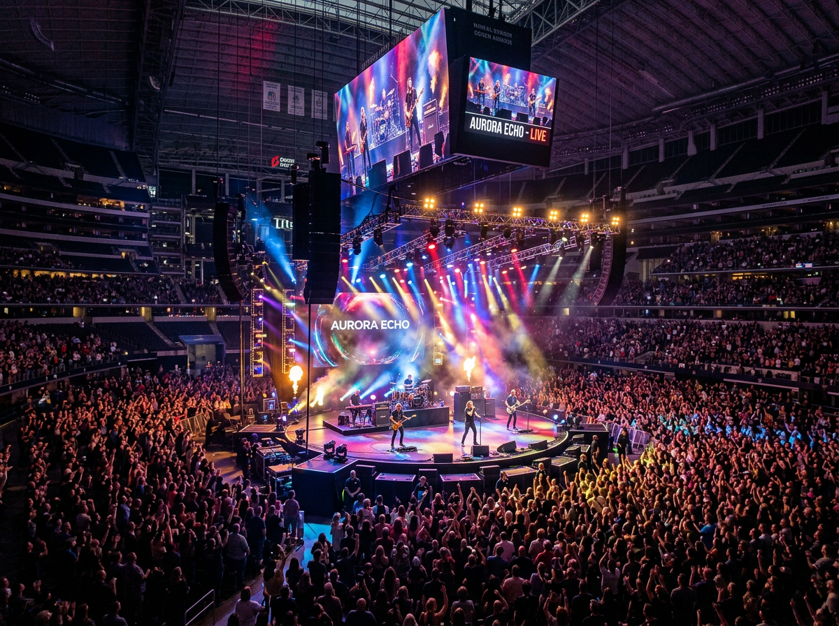 킹누 내한 공연 무대 이미지