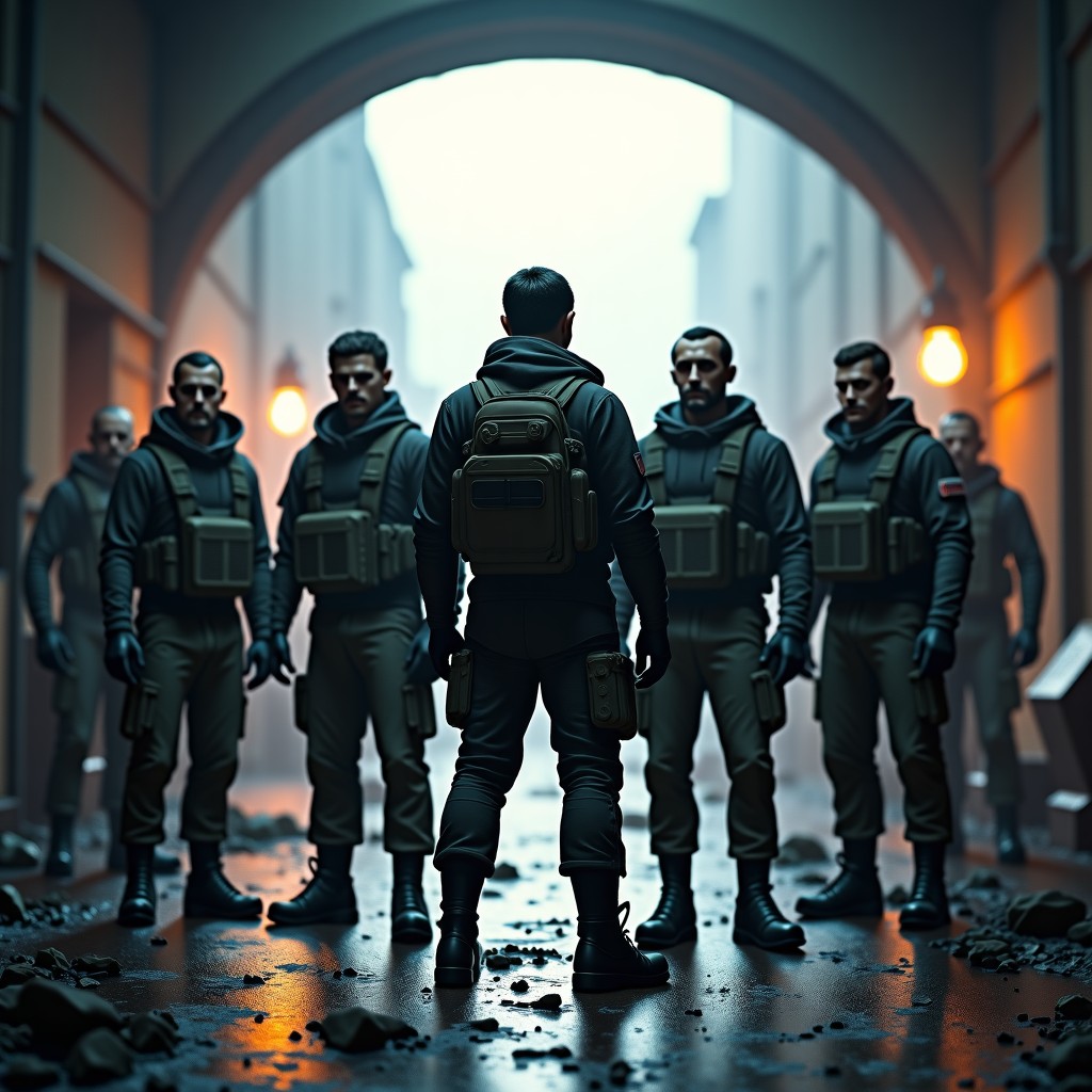 전략적인 전투를 준비하는 영웅들