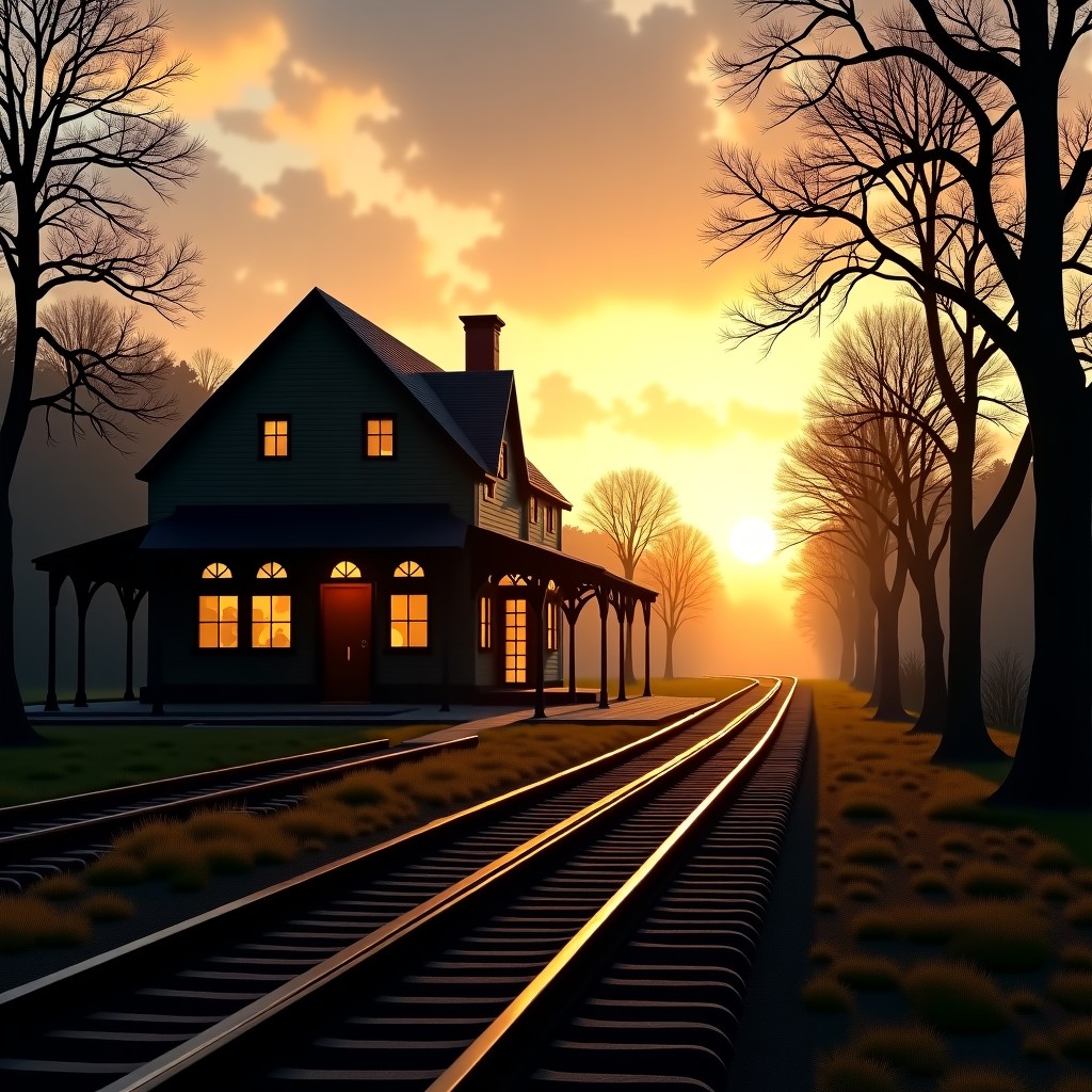 드라마 샤이닝의 서정적인 분위기