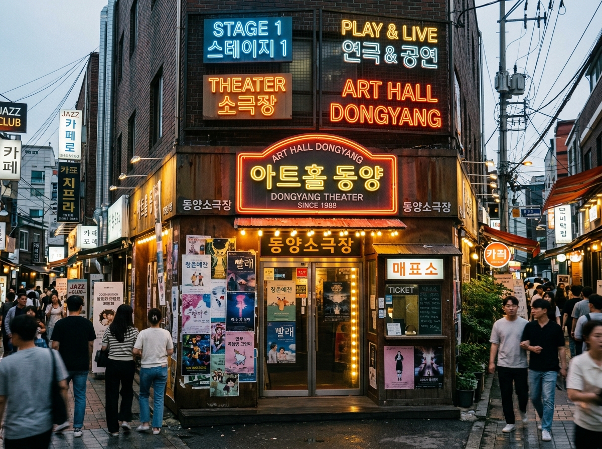 대학로 공연장 입구