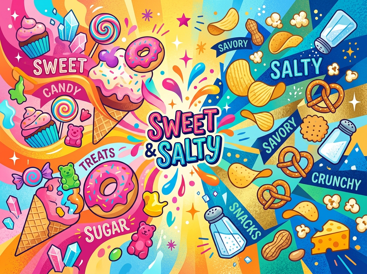 단짠 콘셉트의 트렌디한 이미지