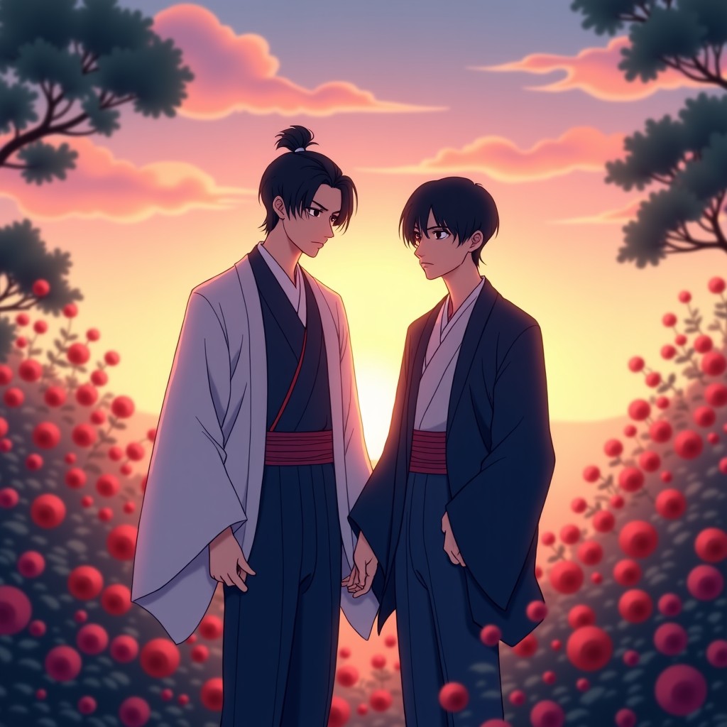 인물 간의 애틋한 관계