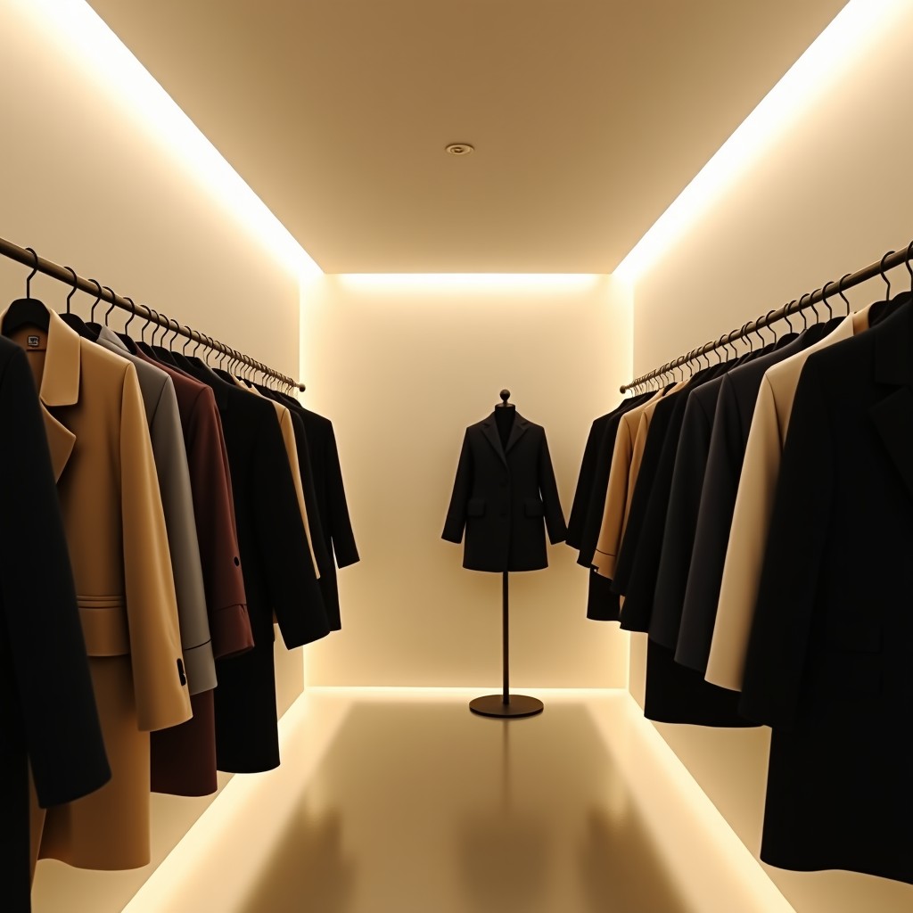 한남동 쇼룸의 겨울 분위기