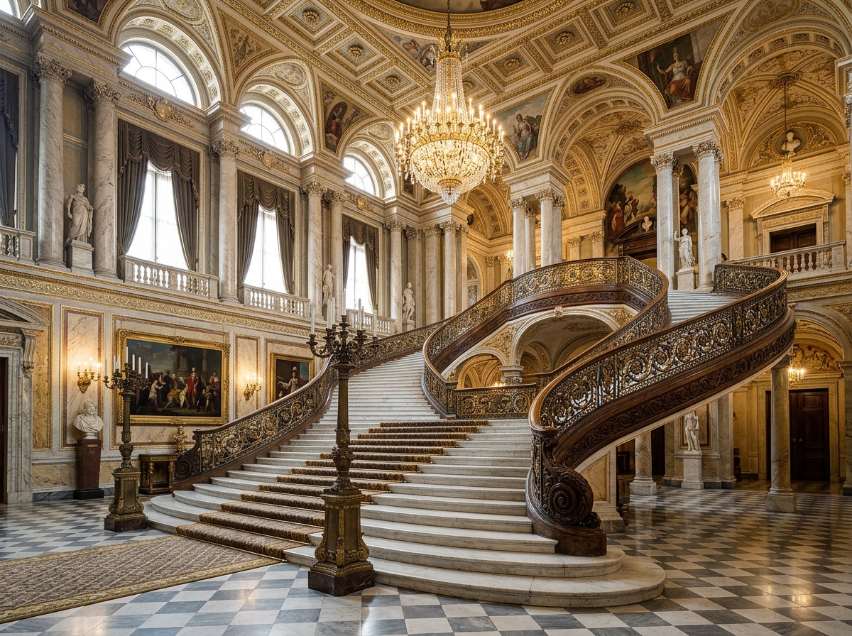 석조전 중앙홀 인테리어