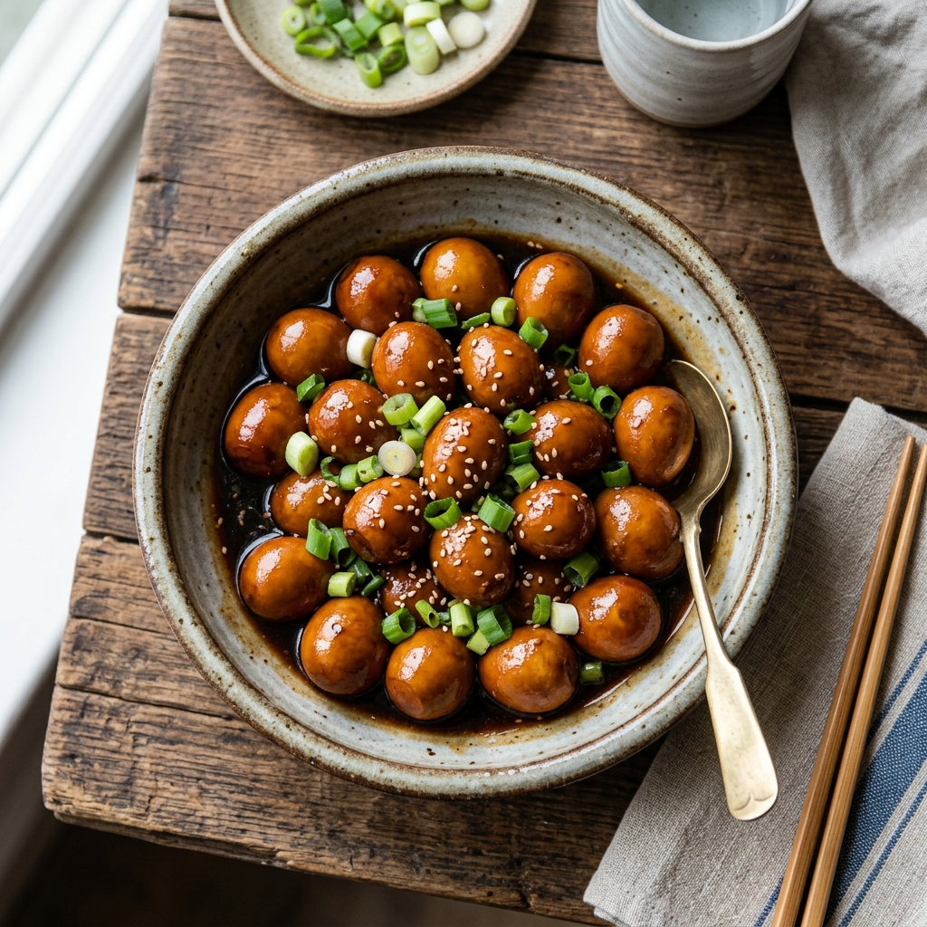 완성된 메추리알장조림