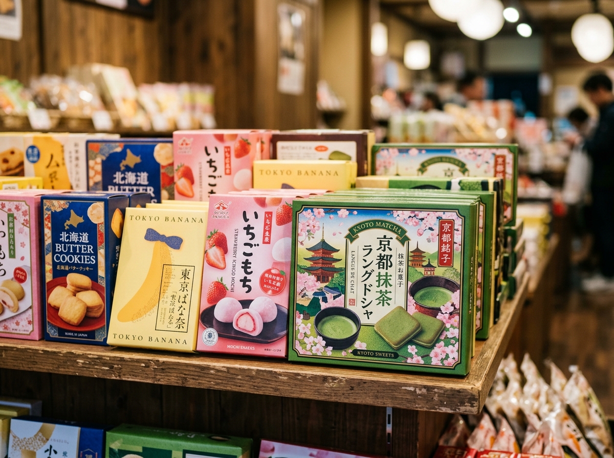 일본 인기 기념품 과자들