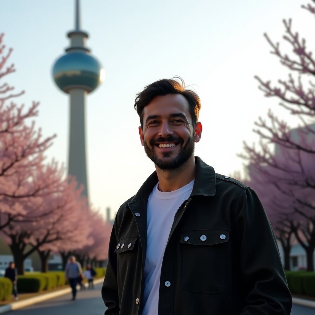 서울 남산타워를 방문한 파코