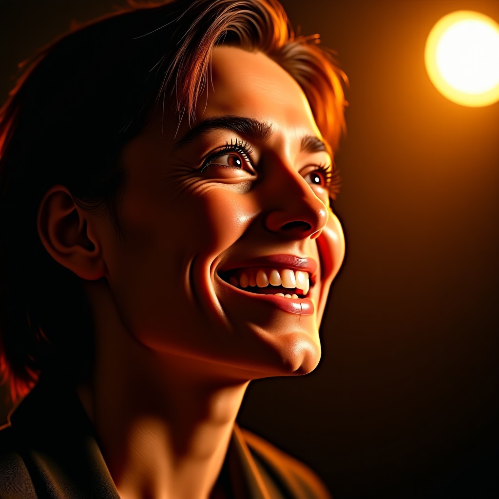 열정적인 연극 배우의 모습