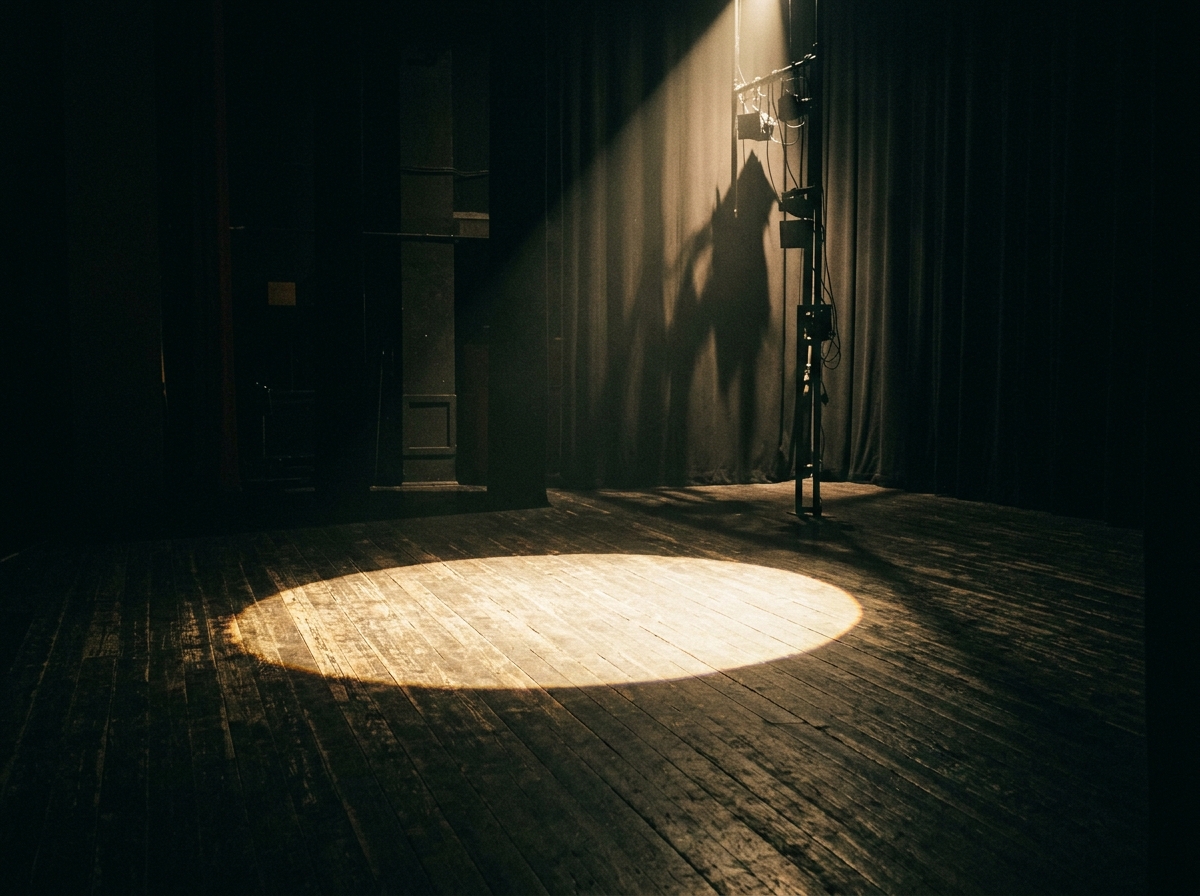 무대 위의 조명과 그림자