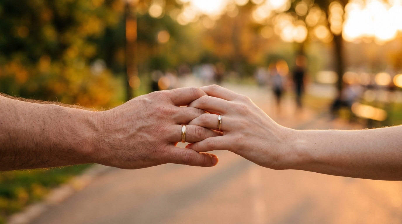 서로를 바라보는 눈빛