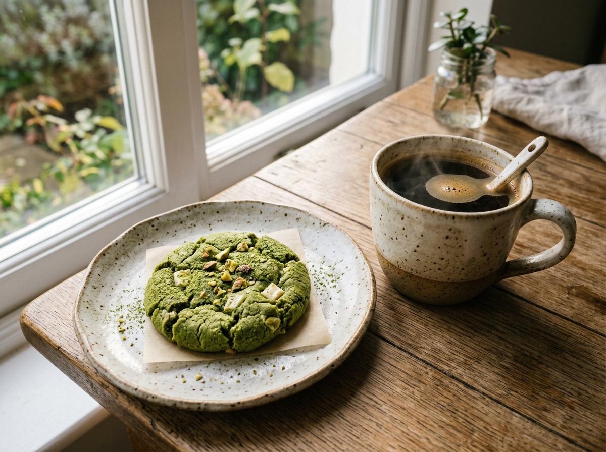 칙촉 말차와 커피 한 잔
