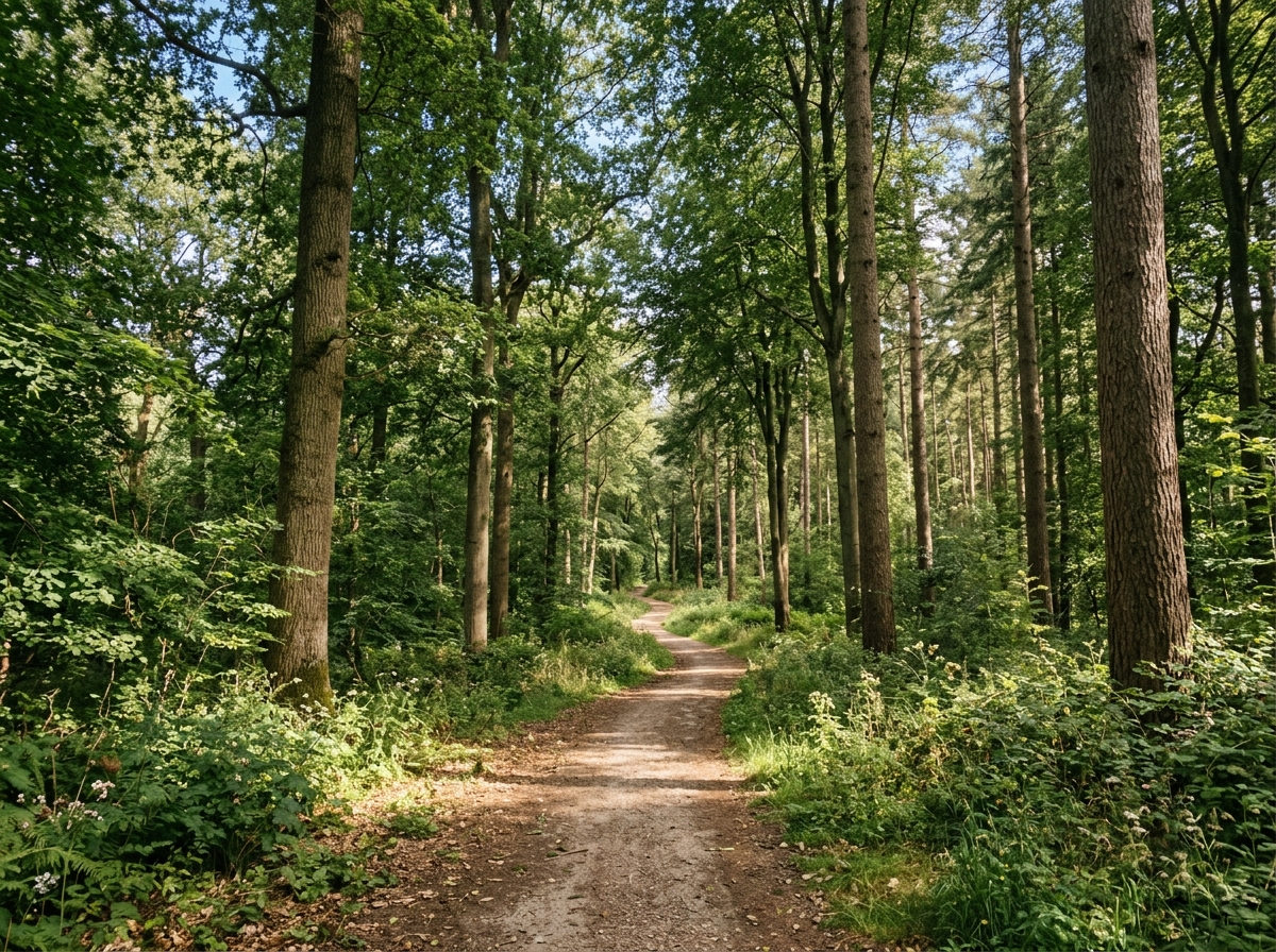수봉공원 산책로 풍경