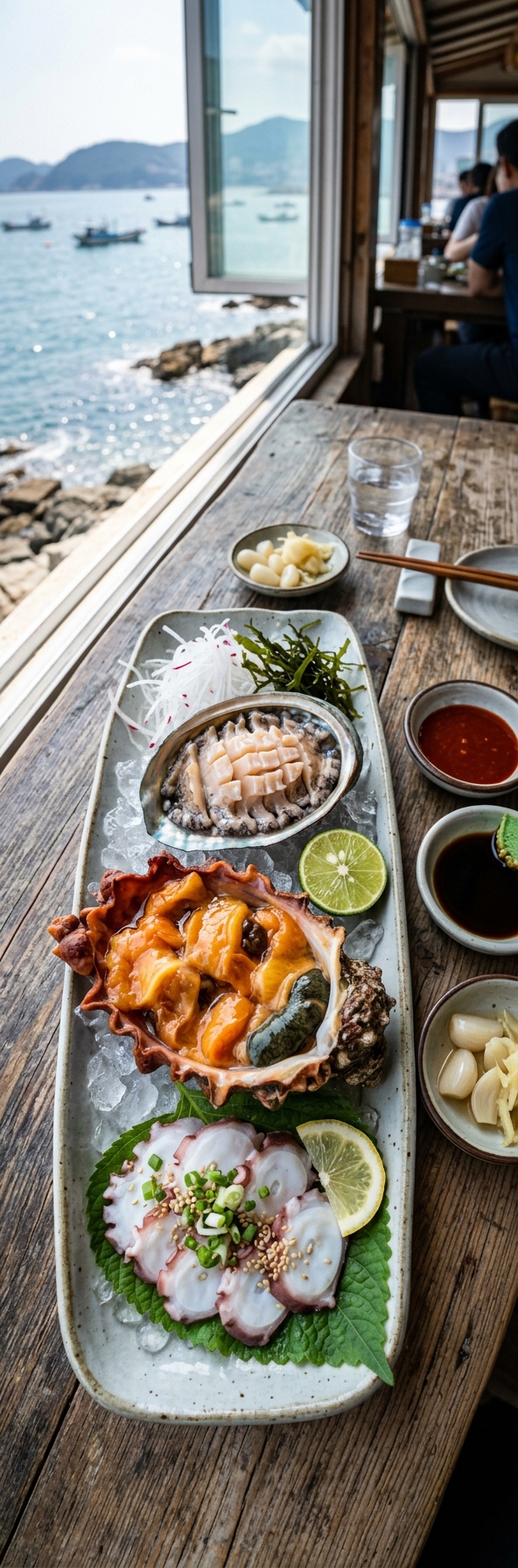 싱싱한 해물모듬 한 상